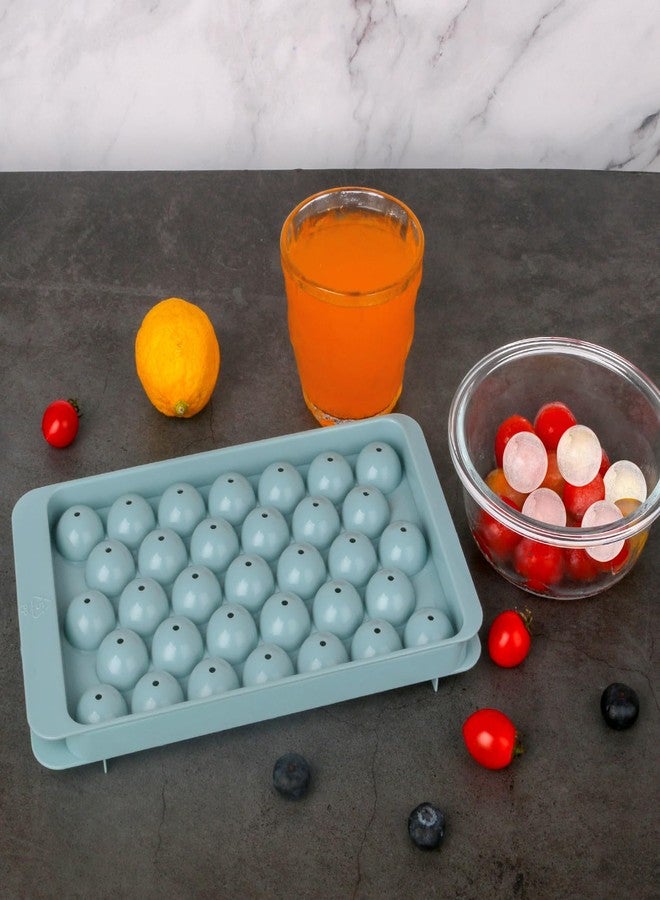 BIDFUL Ice Cube Trays with Lids for Freezer, 33 Sphere Ice Cube Tray with Easy Release for Iced Coffee or Ice Drinks, Ice Tray with Lids Ice Cube Mold for Reusable Ice Cubes for Ice Bucket - Image 5